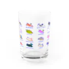 riorioのいろいろなウミウシ（名前入り） Water Glass :front