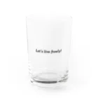 A’sのLet’s live freely! Water Glass :front