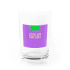 はちよんごのEGGPLANT Water Glass :front