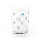 ナポリのSUZURIのうさちゃんファミリー Water Glass :front