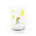 ヤマダサヲリの月と犬 Water Glass :front