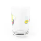 くつろぎ商店のくつろぐこいぬとドーナツ Water Glass :front