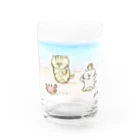 ぴーす☆の海辺のミー君 Water Glass :front