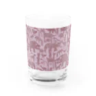 がうでぃ。のRED animals Water Glass :front