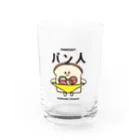 シメサバさんのお店のぱん人 Water Glass :front