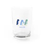 白玉しらこの自由派3兄弟 Water Glass :front