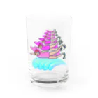 whiteuniva∞lemonchuraのdolphing univa Water Glass :front