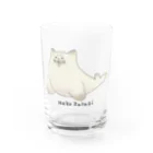 腕太いカッパとか色々売るぞいのねこざらし Water Glass :front