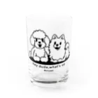 イラスト MONYAAT のToypoo ＆Pome A Water Glass :front