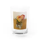 GreenTrexのバラのある生活 Water Glass :front