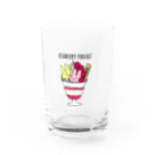 USAGI DESIGN -emi-のうさベリーパフェ Water Glass :front