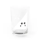 kiito_SUZURIのシロクロ猫 Water Glass :front