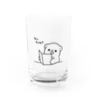 あか子のグッズのこんだてしろくま Water Glass :front