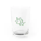 かにみそが多いのトリケラトプスのあかちゃん Water Glass :front