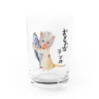 Rock catのおさかなランチ Water Glass :front