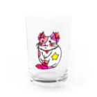 WataMayuroom☆の派手オシャレキャット Water Glass :front