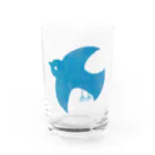 ぬんぬんの部屋の青い鳥 Water Glass :front