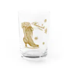 海賊猫 cocoの❆五輪応援❆フィギュアスケート❆スケート靴❆マドモアゼル❆ Water Glass :front