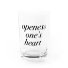 one's heart openessのopenessone'sheart Water Glass :front