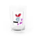 レモンかわいい女子♥️オリジナルショップのうさぎ♥️女子 Water Glass :front