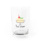 金木犀の隠れ家のice cream Water Glass :front