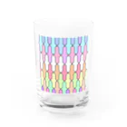 creative 凪斗 suzuri店のカラフルカラフル Water Glass :front