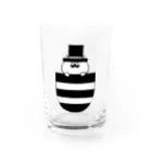 nyakamoのpocket gentleman cat Water Glass :front