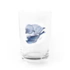 kakachun2のひな文鳥のくりくりアタマ Water Glass :front