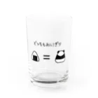 chanpeko69のおにぎりとパンダ Water Glass :front