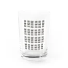  猫とワオキツネザルとモモンガ のフクロモモンガ  Water Glass :front