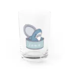 サメ わりとおもいのサメの缶詰 Water Glass :front