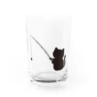 A33の釣りネコ Water Glass :front