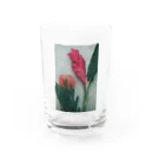 botanical museumのflower Water Glass :front