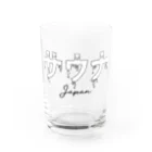 LONESOME TYPE ススのサウナJAPAN Water Glass :front