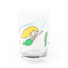 pocaのお絵描きの海の人魚姫 Water Glass :front