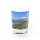 松の富士山 富士スピードウェイ Water Glass :front