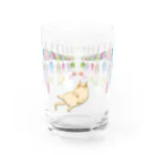 Yoshisyanの風鈴と猫♪ Water Glass :front