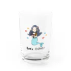 牛乳ラーメンの飲酒マーメイド Water Glass :front