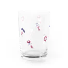 marucoro chanのランダムこけしちゃん Water Glass :front