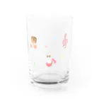 marincatのかりんの家族♪ Water Glass :front