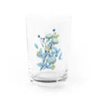 ケロ工場のハーバリウムケロ(ブルー) Water Glass :front