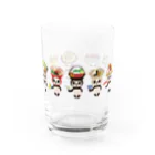 キッチュのカブリモノ日本料理パンダ Water Glass :front