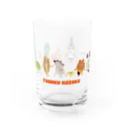 YoakeNecoの 東北☆家族　集合 Water Glass :front