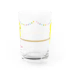 ぴっぴの巣♪ ＊セキセイインコ＊のルチノー女の子＊セキセイインコ＊ Water Glass :front