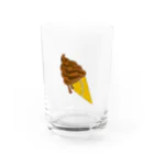 KANTAROのsoftcreamチョコレート Water Glass :front
