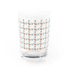 38　サンパチの恋愛もよう　グラス　ペールピンク Water Glass :front