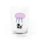 串岡のクラゲキャトルミューティレーション Water Glass :front