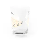 ほわぽよ。のほわぽよシマエナガ。 Water Glass :front