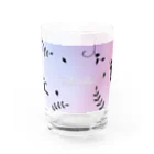 バレエシルエット ballet*pointe_pon*のバレエシルエット【サタネラ】グラス・タンブラー Water Glass :front