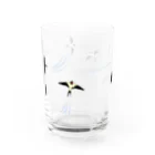 琥珀色に咲く花のツバメ兄弟〈飛ぶ練習〉① Water Glass :front